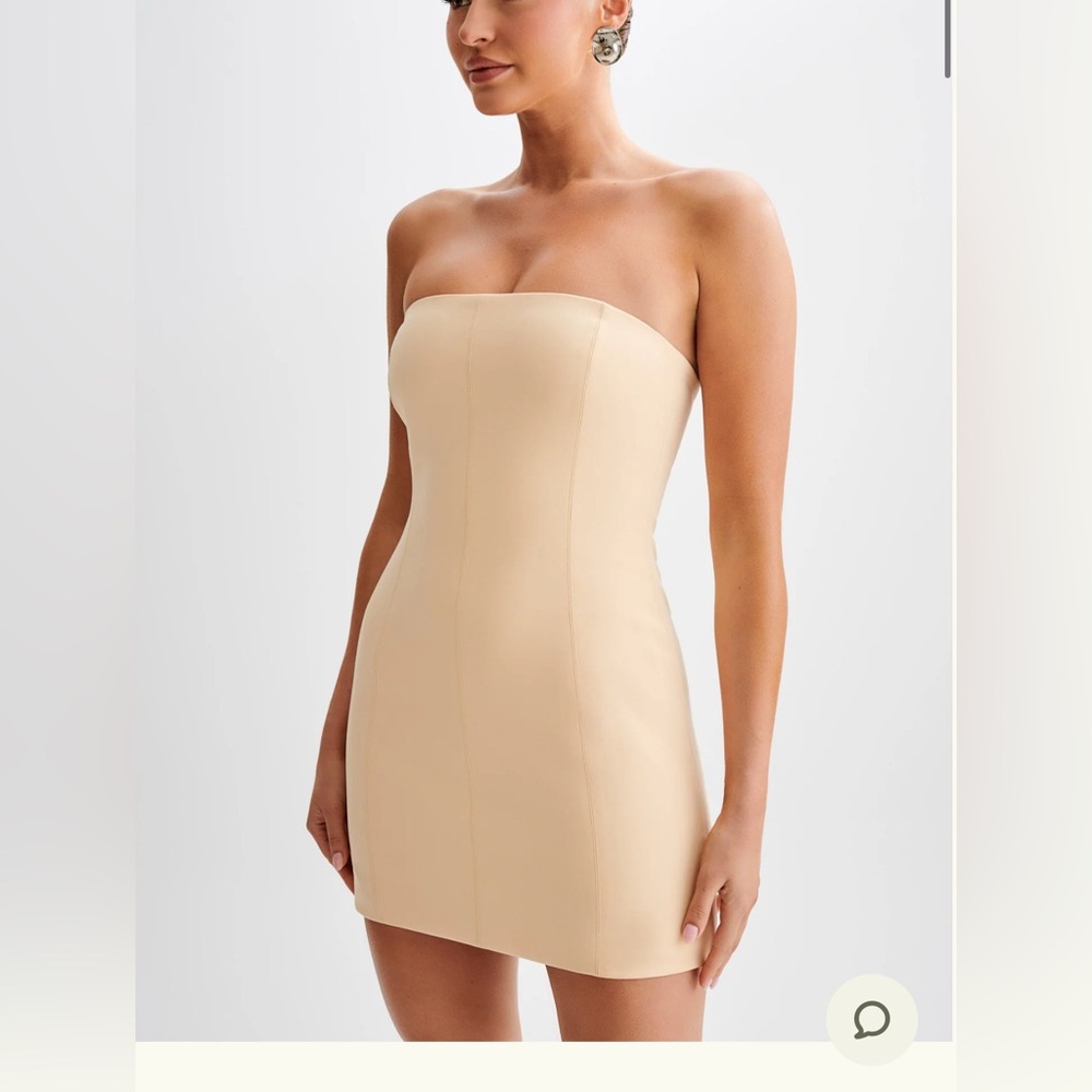 Meshki Crepe Mini Dress